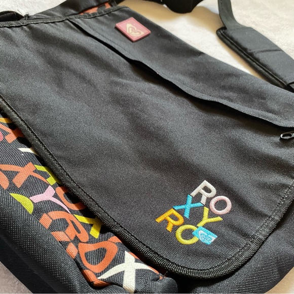 Roxy Colorful Letters messenger bag 90s Y2K skater - Picture 2 of 11